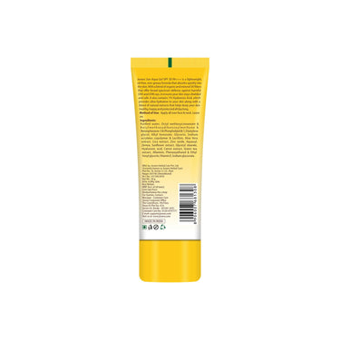 Jovees Herbal Sun Aqua Gel SPF 50 PA+++ | Lightweight, Water-Like Texture | 1% Hyaluronic Acid | Non-Greasy, No White Cast | Perfect for Oily & Combination Skin 30g